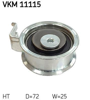 Galet tendeur de courroie de distribution (Galet tendeur de courroie crantée) SKF ref. VKM 11115